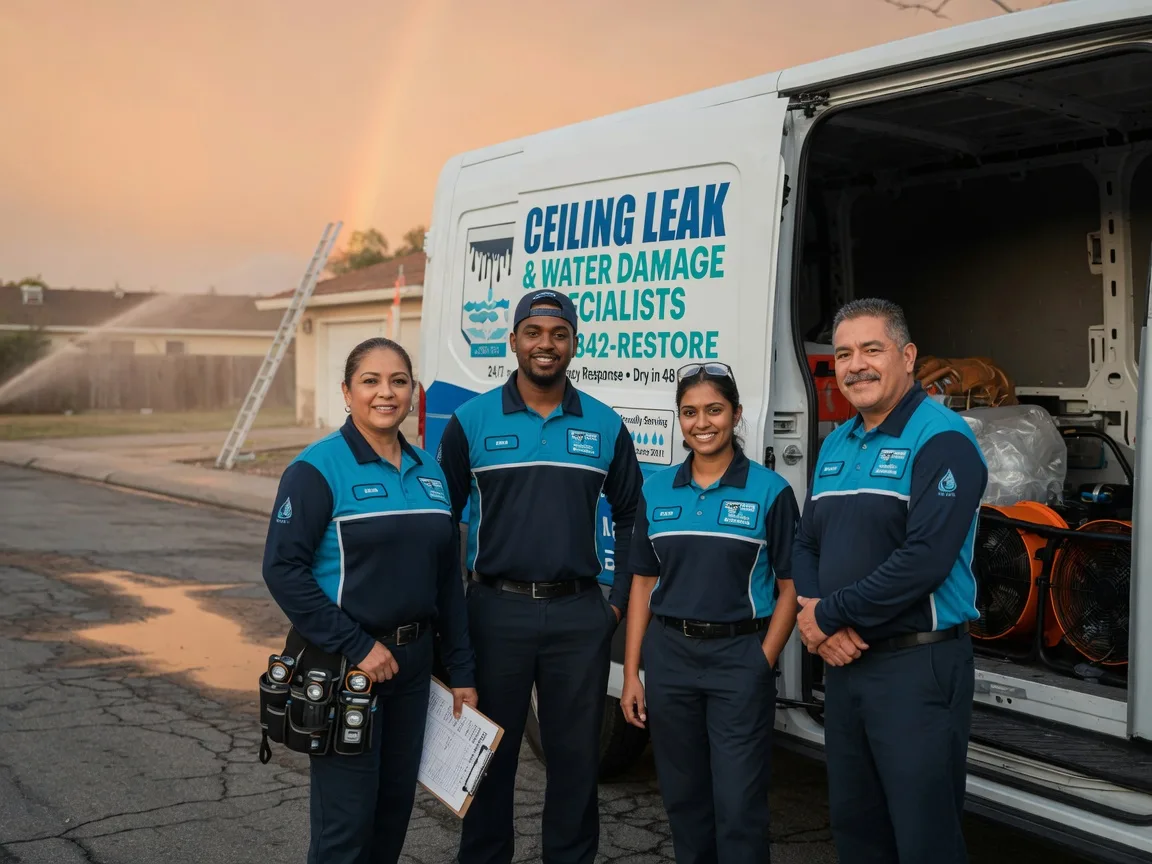 Ceiling Leak Cleanup company in Albany, VT